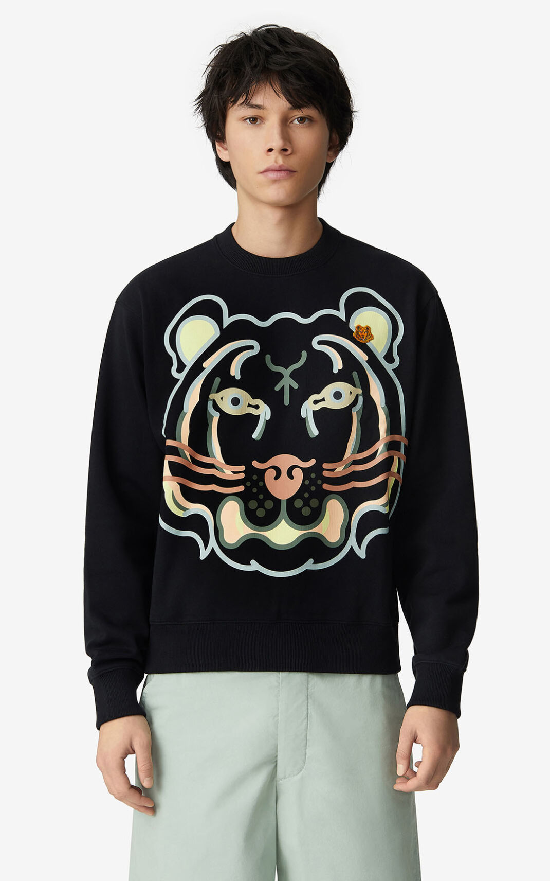 Sweat Kenzo Homme K Tiger Noir CKBJQ-0659